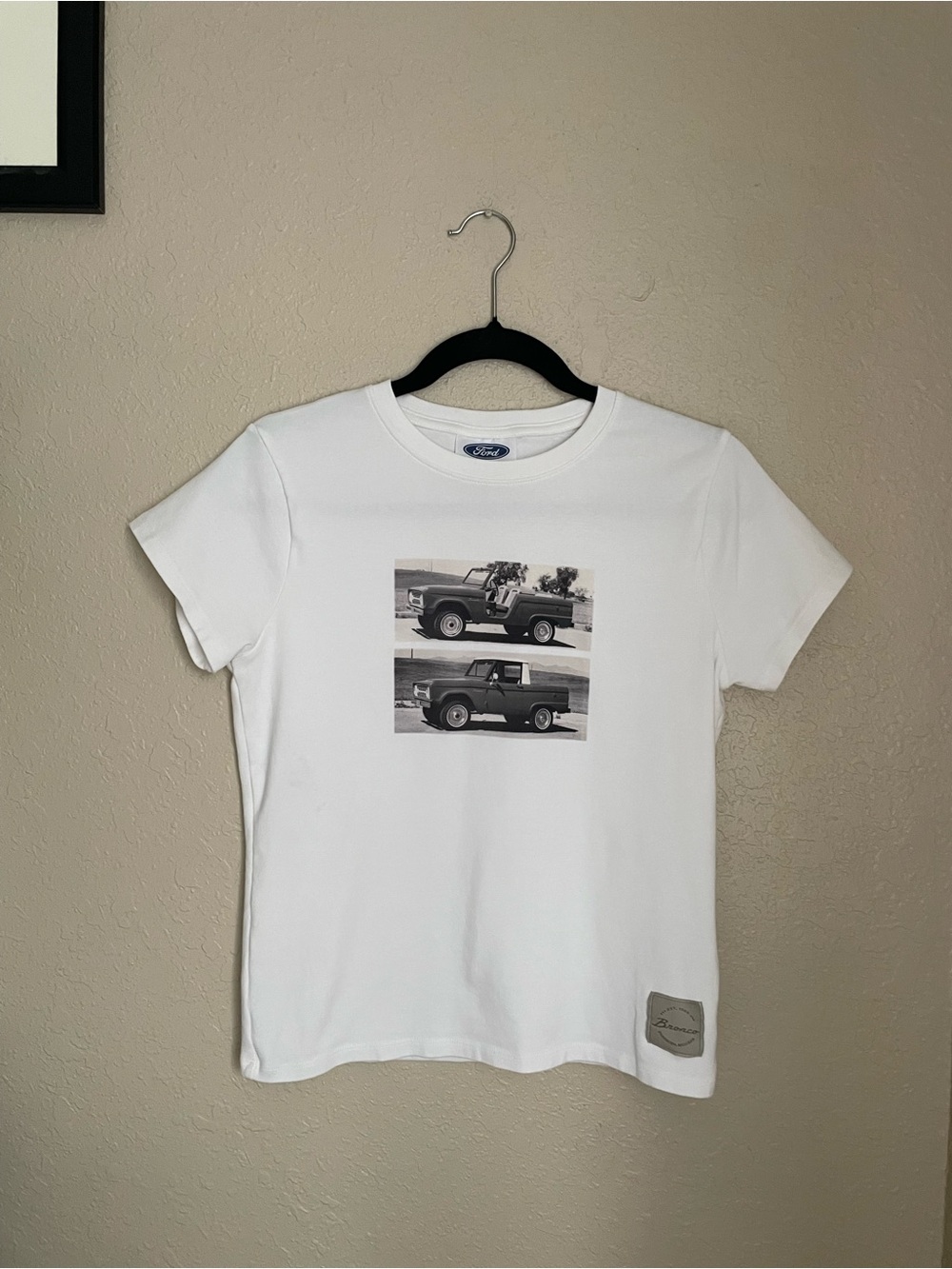 Official Ford Bronco with Cotton On Collab Size Small White Photograph Graphic